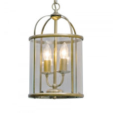 Klassieke lantaarn Pimpernel 2-lichts brons