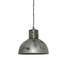 Hanglamp 43x43cm Vintage zilver