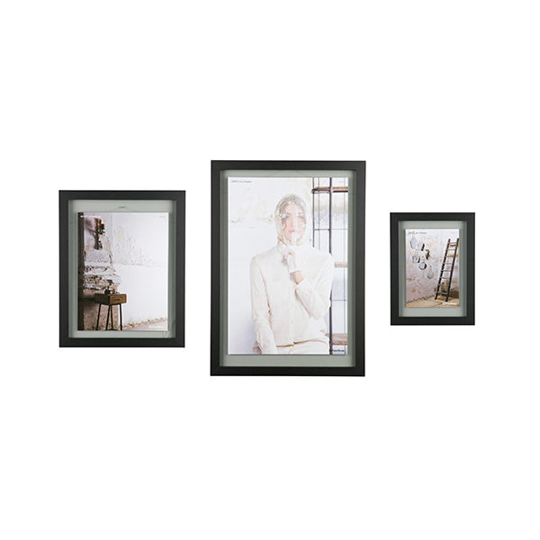 BePureHome Shift fotolijst met houten rand - L 50x40cm