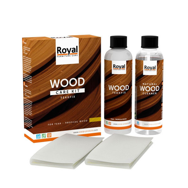 Oranje Teakfix Wood Care Kit + Cleaner - 2x250ml