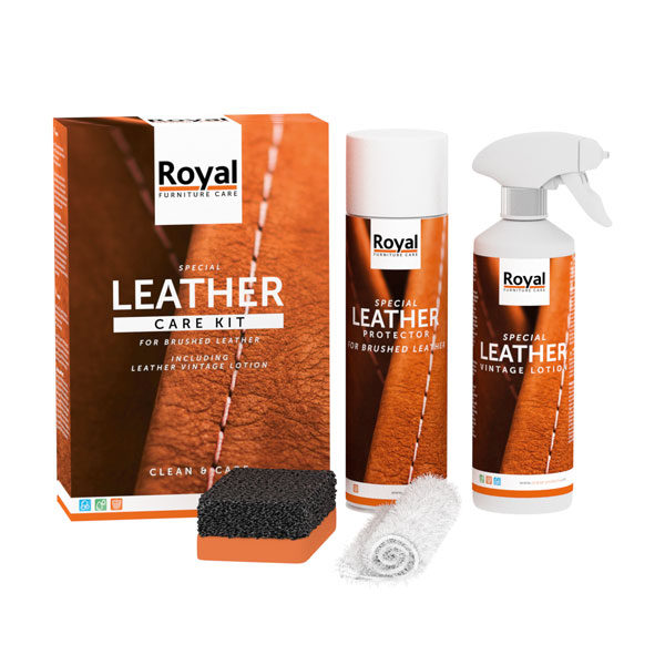 Oranje Leather Care Kit - Brushed Leather - 500ml + 250ml