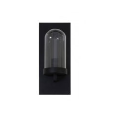 Wandlamp 15x14,5x35 cm zwart+glas