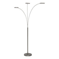 Vloerlamp 3-lichts Forza LED Staal