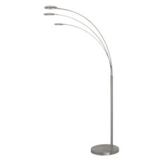 Vloerlamp 3-lichts Forza LED Staal