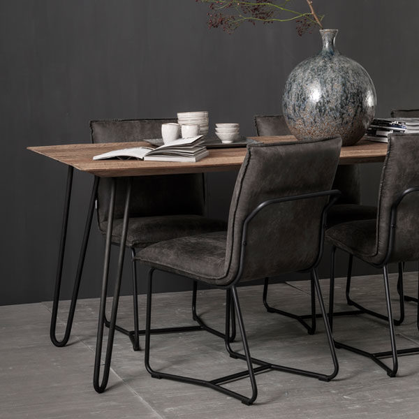 Eetkamerstoel Liz - Carlitto charcoal