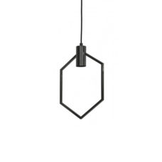 Hanglamp 30x37cm AINA mat zwart
