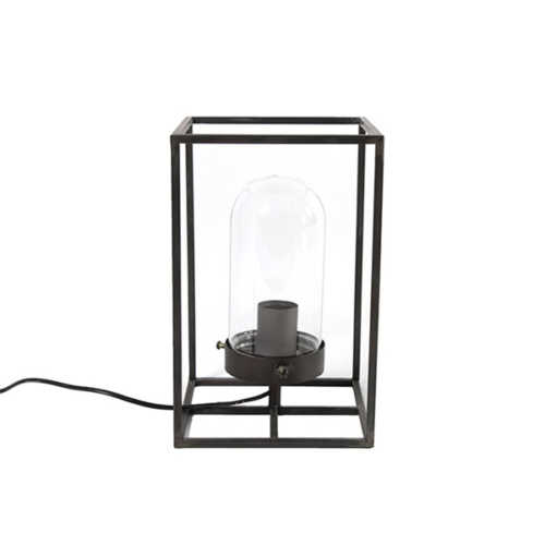 Tafellamp Oxbow vierkant S - Zwart