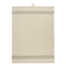 IB Laursen Theedoek Naturel met taupe streep