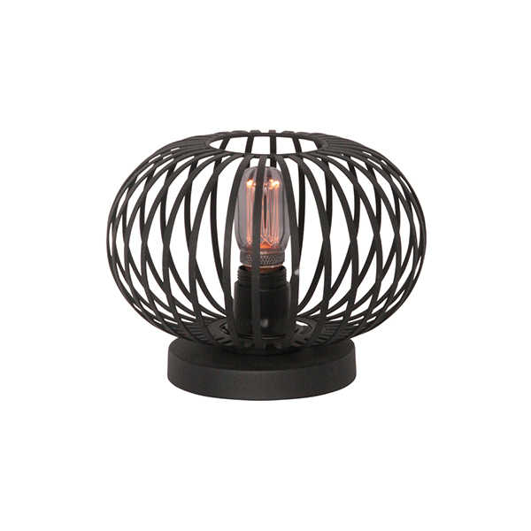 Tafellamp Aglio 25cm - Zwart