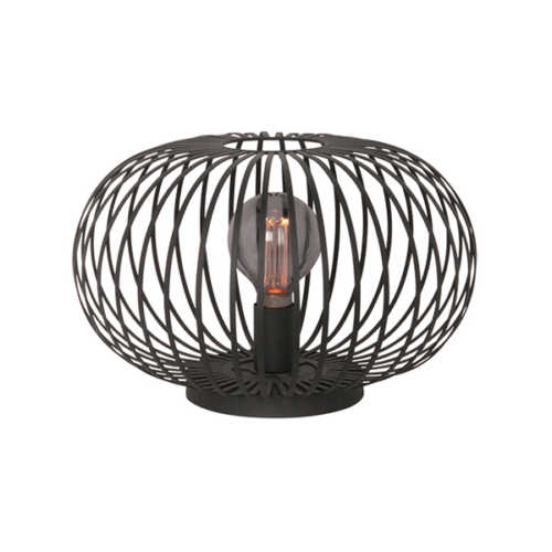 Tafellamp Aglio 40cm - Zwart