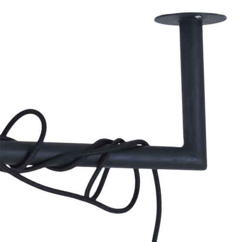 Hanglamp Bar 5-lichts Zwart 120cm