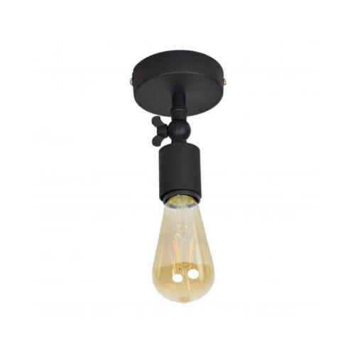 Plafondlamp Bulby vintage black
