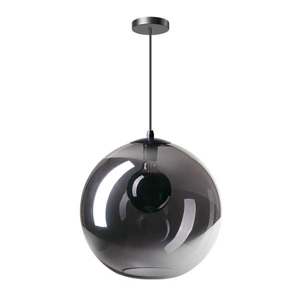 Hanglamp Orb 40cm - Smoke glas