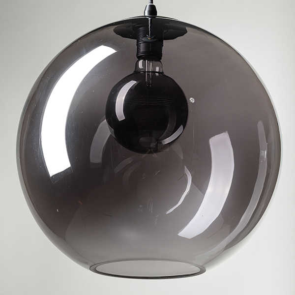 Hanglamp Orb 40cm - Smoke glas