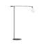 Vloerlamp Mike XL 200cm - Zwart