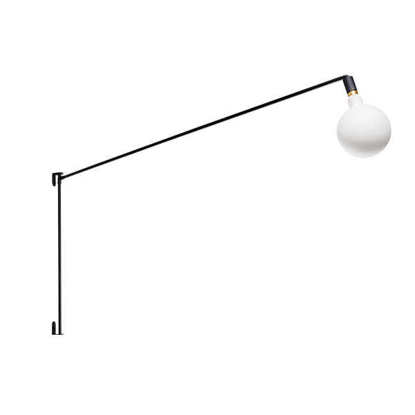 Wandlamp Mike XL 200cm - Zwart