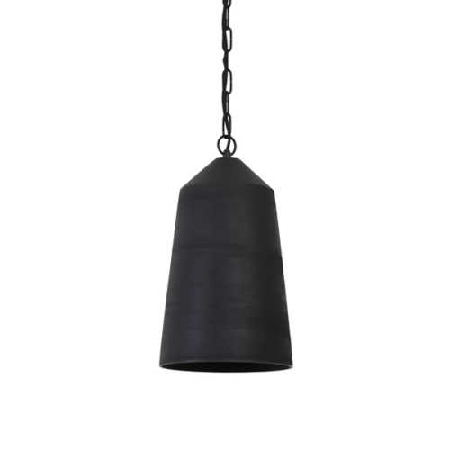 Hanglamp 22x39 cm LILOU mat zwart