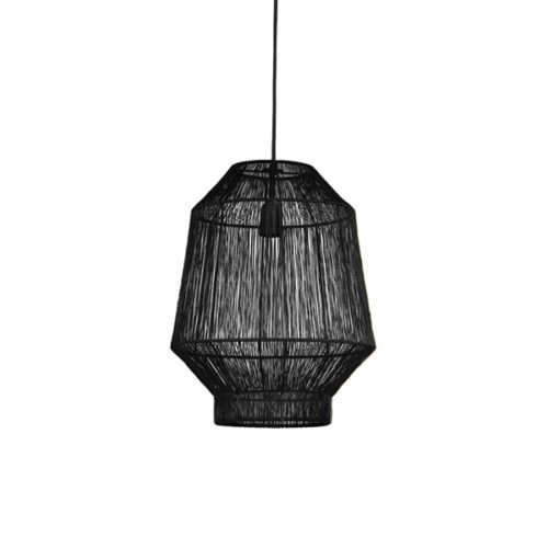 Hanglamp 30x38 cm VITORA mat zwart