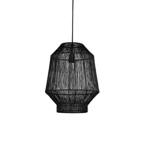 Hanglamp 30x38 cm VITORA mat zwart