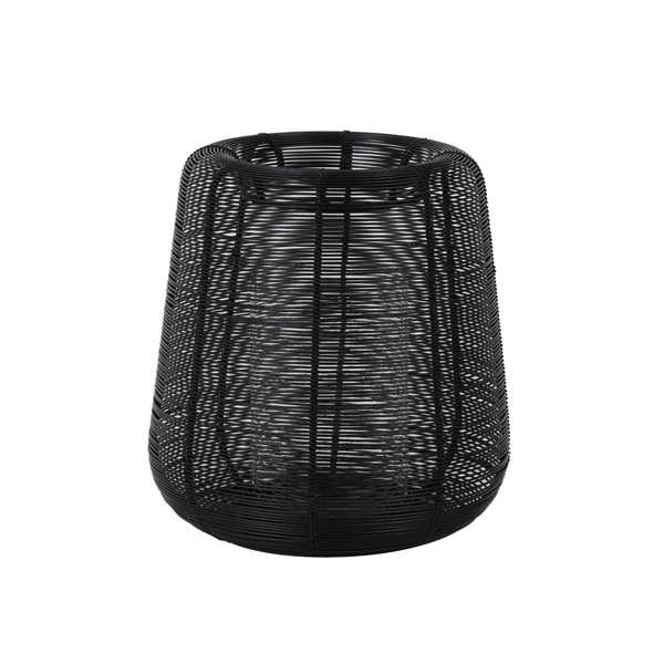 Windlicht 18x20,5 cm ADETA zwart