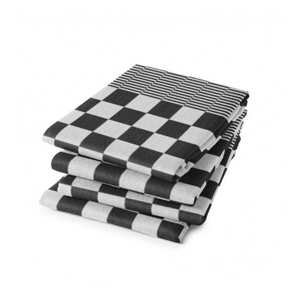 DDDDD theedoek Barbeque 65x65cm - Zwart