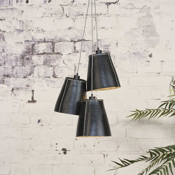 Hanglamp 3-lichts Amazon gerecyclede autoband - Large