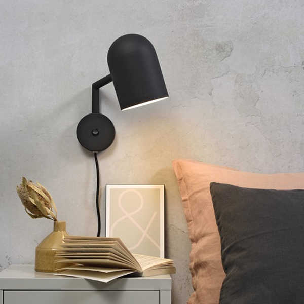 Wandlamp Marseille - Zwart