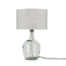 Tafellamp Murano glas + eco linnen kap - Light Linen