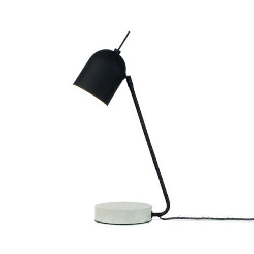 Tafellamp Madrid ijzer/cement - Zwart