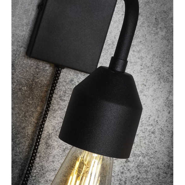 Wandlamp Madrid S - Zwart