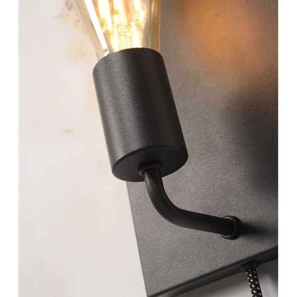 Wandlamp Madrid L - Zwart