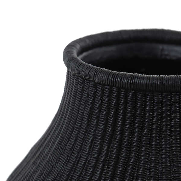 Vaas 30x50cm MOKADO - Zwart