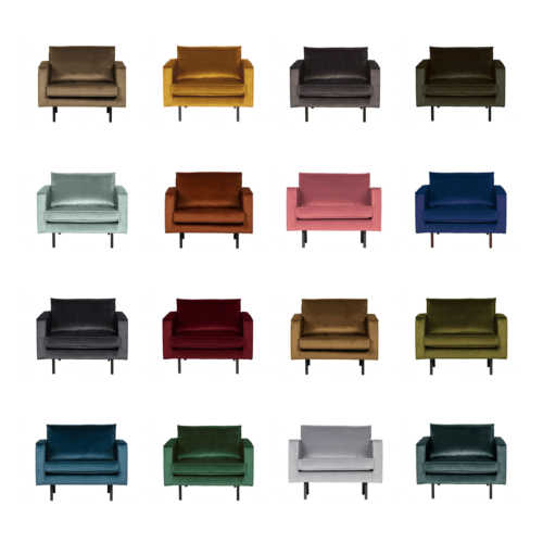 BePureHome Rodeo fauteuil - Velvet (diverse kleuren)
