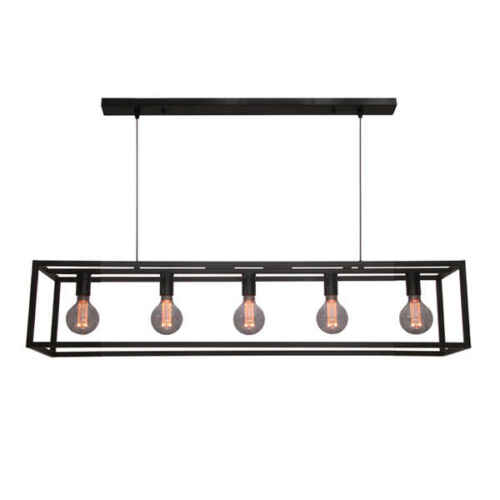Hanglamp 5-lichts Esteso - Zwart