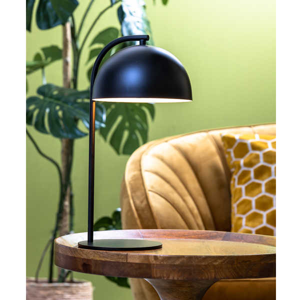 Tafellamp 20x24x43cm METTE - Mat zwart