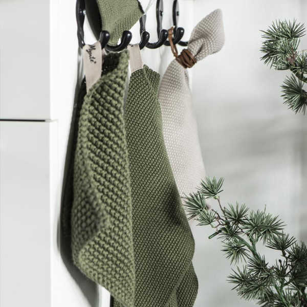 IB Laursen Handdoek Mynte - Dark Green
