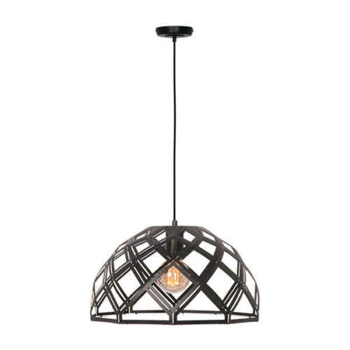 Hanglamp Emma halve bol 40cm - Zwart