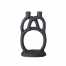 Bloomingville Ornament/kaarsenstandaard Duo polyresin - Zwart