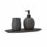 Bloomingville Badkameraccessoires set/3 keramiek - Grijs