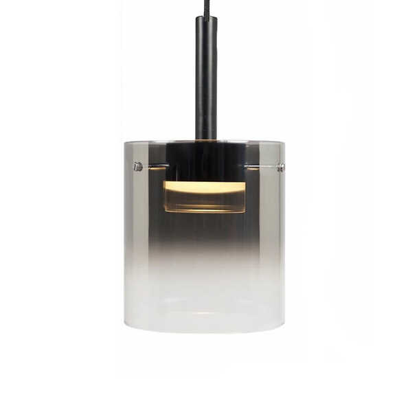 Hanglamp Salerno 4-lichts balk LED - Mat zwart