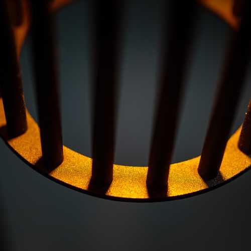 Hanglamp Birdy 4-lichts balk - Mat zwart