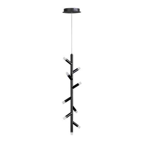 Hanglamp Twig verticaal LED dimbaar - Zwart