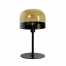 Tafellamp Dopp - Zwart met amber glas
