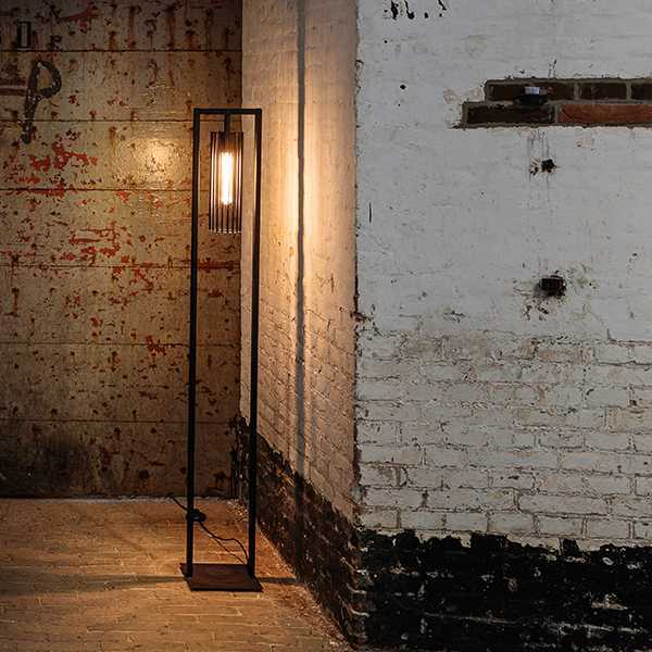 Vloerlamp Birdy - Mat zwart