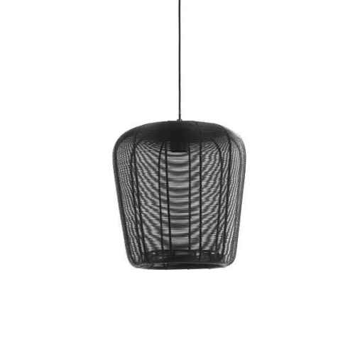 Hanglamp 28x30cm ADETA - Mat Zwart