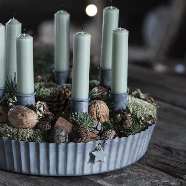 IB Laursen Dienblad metaal met hoge rand