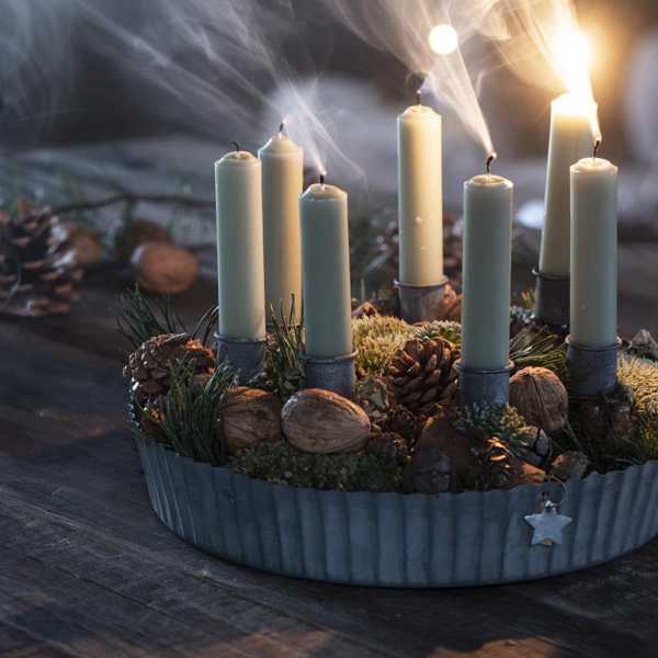 IB Laursen Dienblad metaal met hoge rand