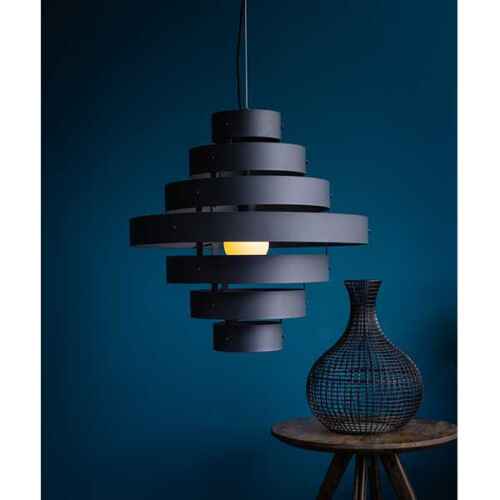 Hanglamp Blagoon 7-ringen - Antraciet