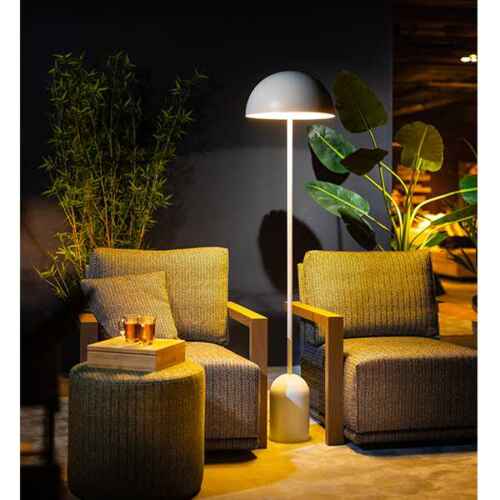 Vloerlamp Bobby metaal - Wit