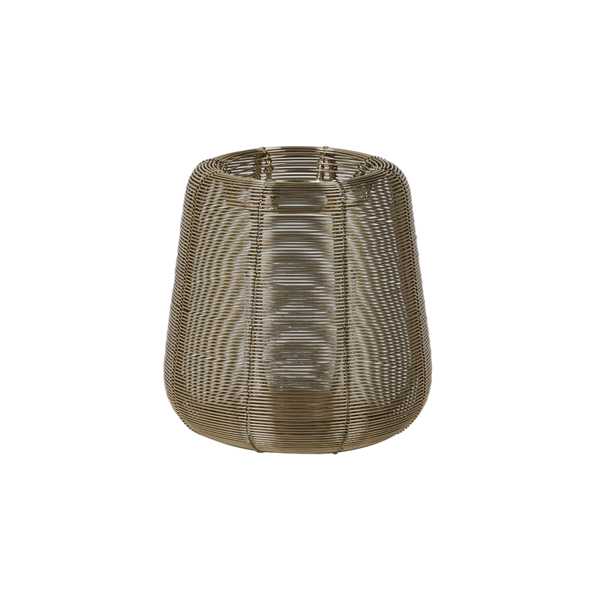 Windlicht 12,5x12,5cm ADETA - Goud